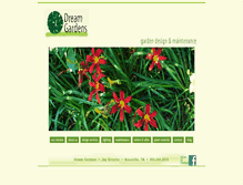 Tablet Screenshot of dreamgardens.us